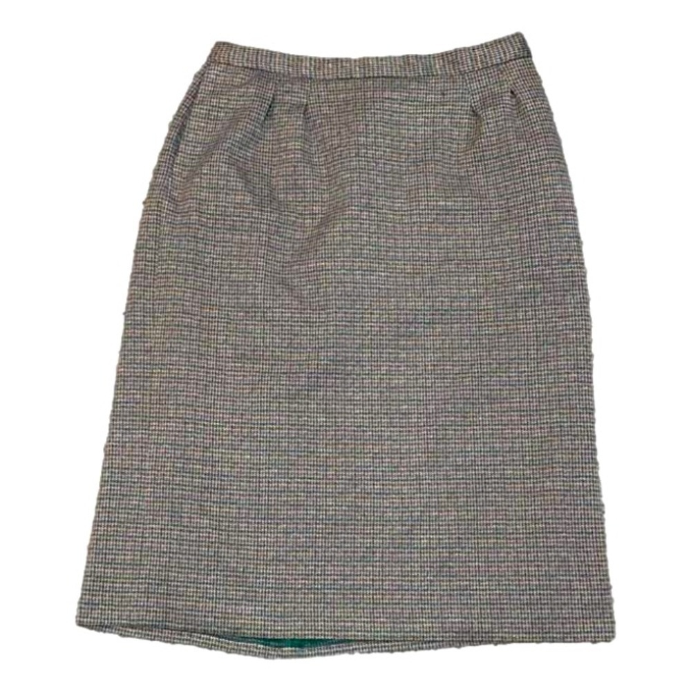Pleated Midi Skirt with Pockets ~